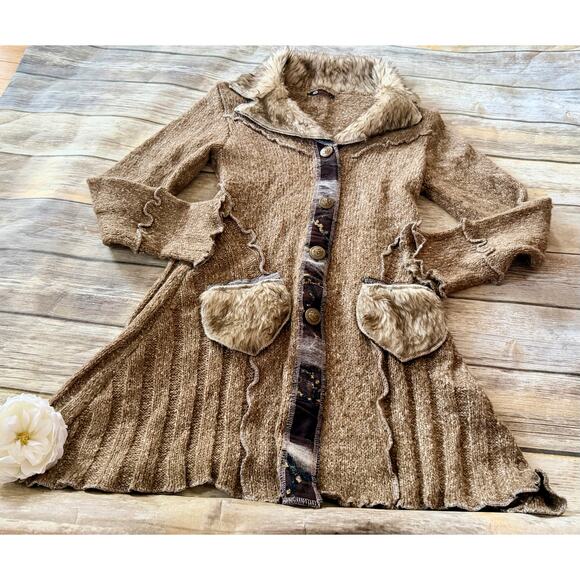 LONG LINE CARDIGAN SWEATER - Picture 2 of 9